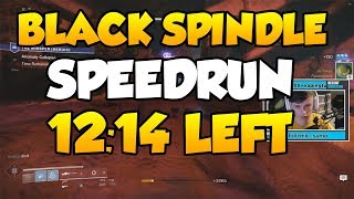 Black Spindle Speedrun In 745 - 1215 Left Destiny 2 Whisper Of The Worm