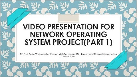 A Basic Web Application on WebServer, MySQL Server, and Firewall Server using Centos 7 VM(Part 1)