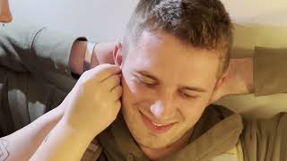 Jacob gets his ears pierced!!