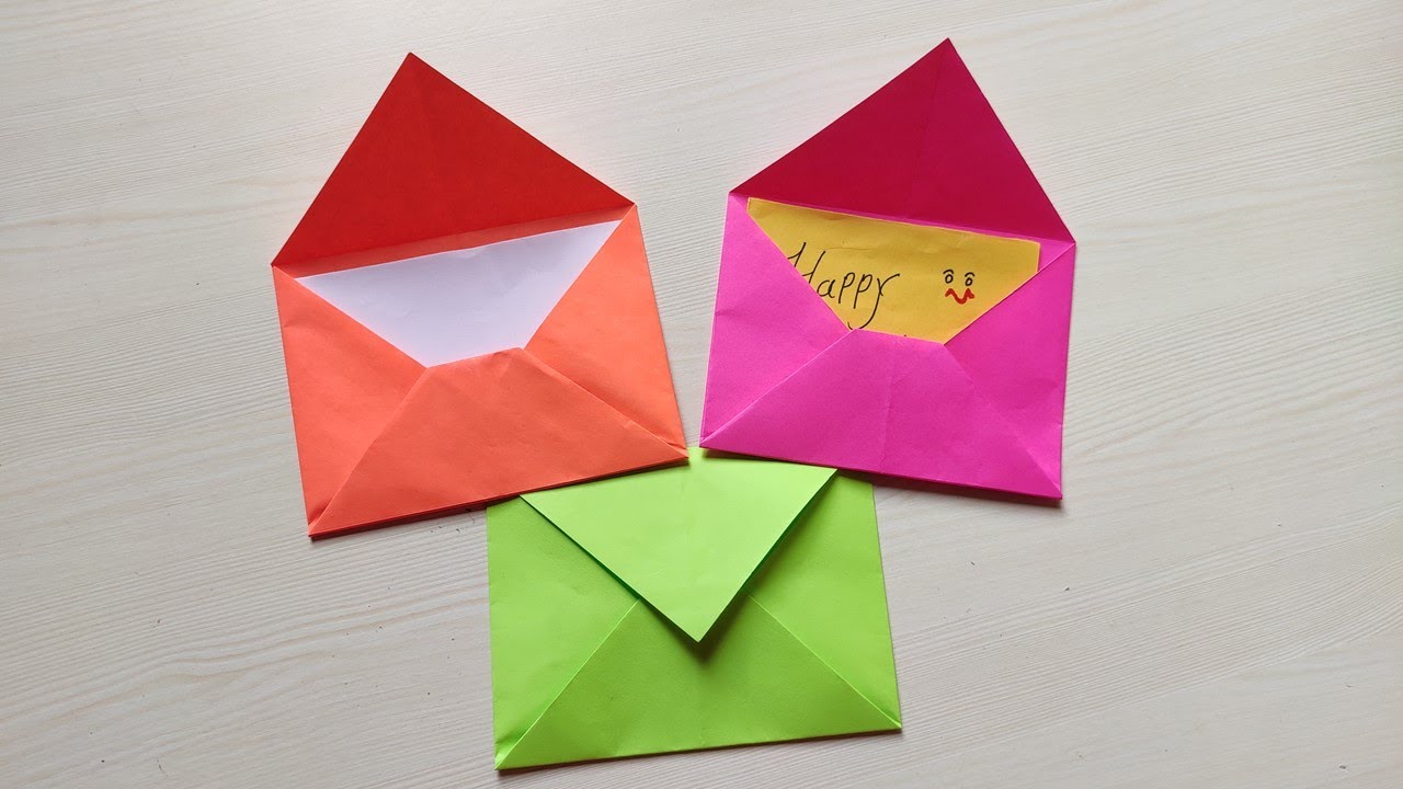 How to Make Paper Envelope | DIY | Envelope Making With Paper Without ...