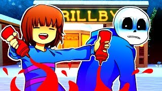 Shipping Sans x Frisk! Funny Undertale AU Animation Roleplay Frans