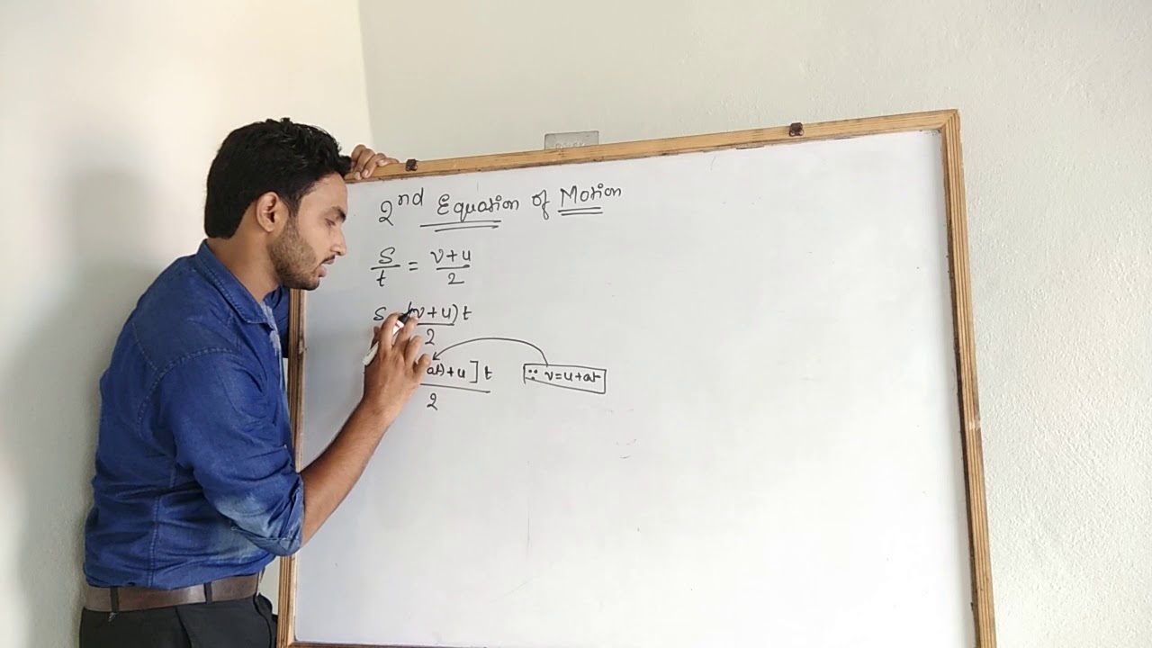Proof Of 2nd Equation Of Motion YouTube Proof of 2nd equation of motion youtube