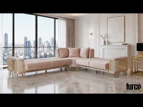 Neva Beige Sectional Set