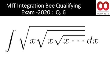 MIT Integration Bee Qualifying Exam 2020  :  Question  6