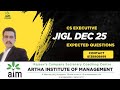 CS Executive JIGL Dec 2025 – Most Expected Questions &amp; Important Topics