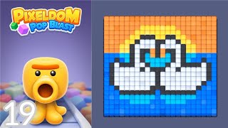 PIXELDOM POP BLAST – Level 19: Epic Pixel Explosion #pixeldompopblast #pixeldompopblastgame 