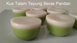 Resep Kue Talam Tepung Beras Pandan (Lembut, Manis dan Gurih) - Durasi: 5.14. 