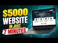 I Built a Business Website in 7 Minutes Using AI (No Coding)