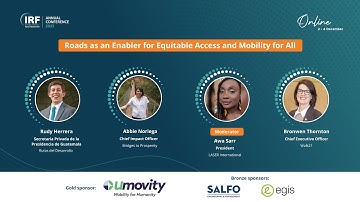 Session 1: Roads as an Enabler for Equitable Access and Mobility for All