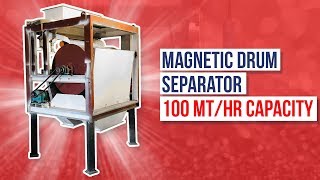 Magnetic Drum Separator - High Capacity Separation | Jaykrishna Magnetics Pvt. Ltd.