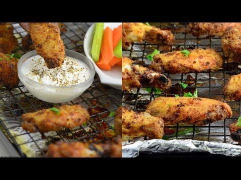 Crispy Baked Chicken Wings - Super Easy Recipe.