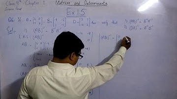 Question 5 and 6 Exercise 1.5 9th Class Maths || Chapter 1 Maths Matrix  || Mathematics Lectures FH