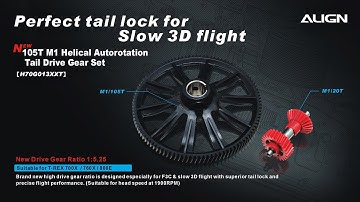 ALIGN TREX 700X Perfect tail lock for slow 3D flight