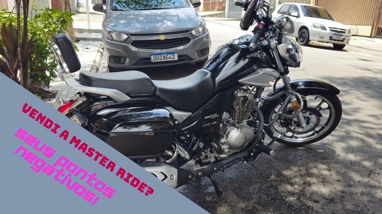 Vendi a Haojue Master Ride? Seus pontos negativos. O que acontece agora?