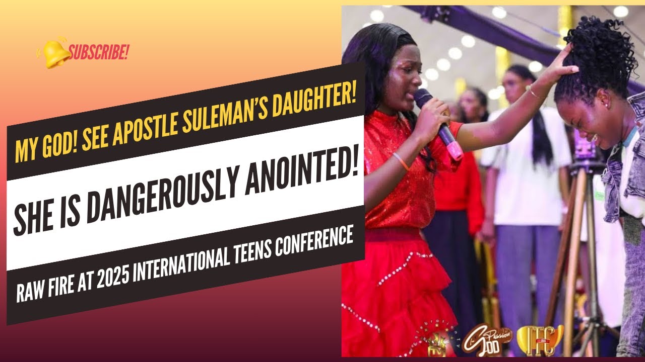 MY GOD! SHE IS ANOINTED!! DIVINE JOHNSON SULEMAN SETS CHURCH ON FIRE AT 2025 INTL.TEENS CONFERENCE
