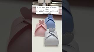 DIY Mini Heart Favor Boxes