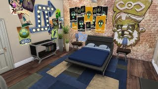 Simple Retro Bedroom | The Sims 4: Speed-Build @tvroomproductions9305