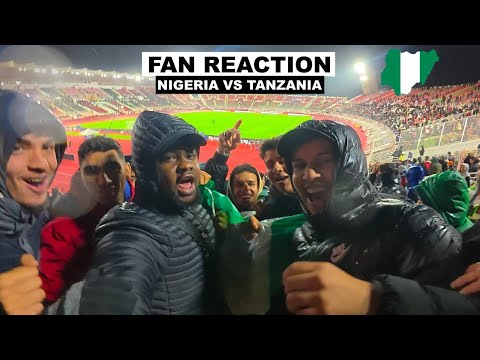 Fan Reaction As Nigeria Beat Tanzania Afcon Morocco