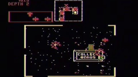 Space Dungeon Atari 800 game play.