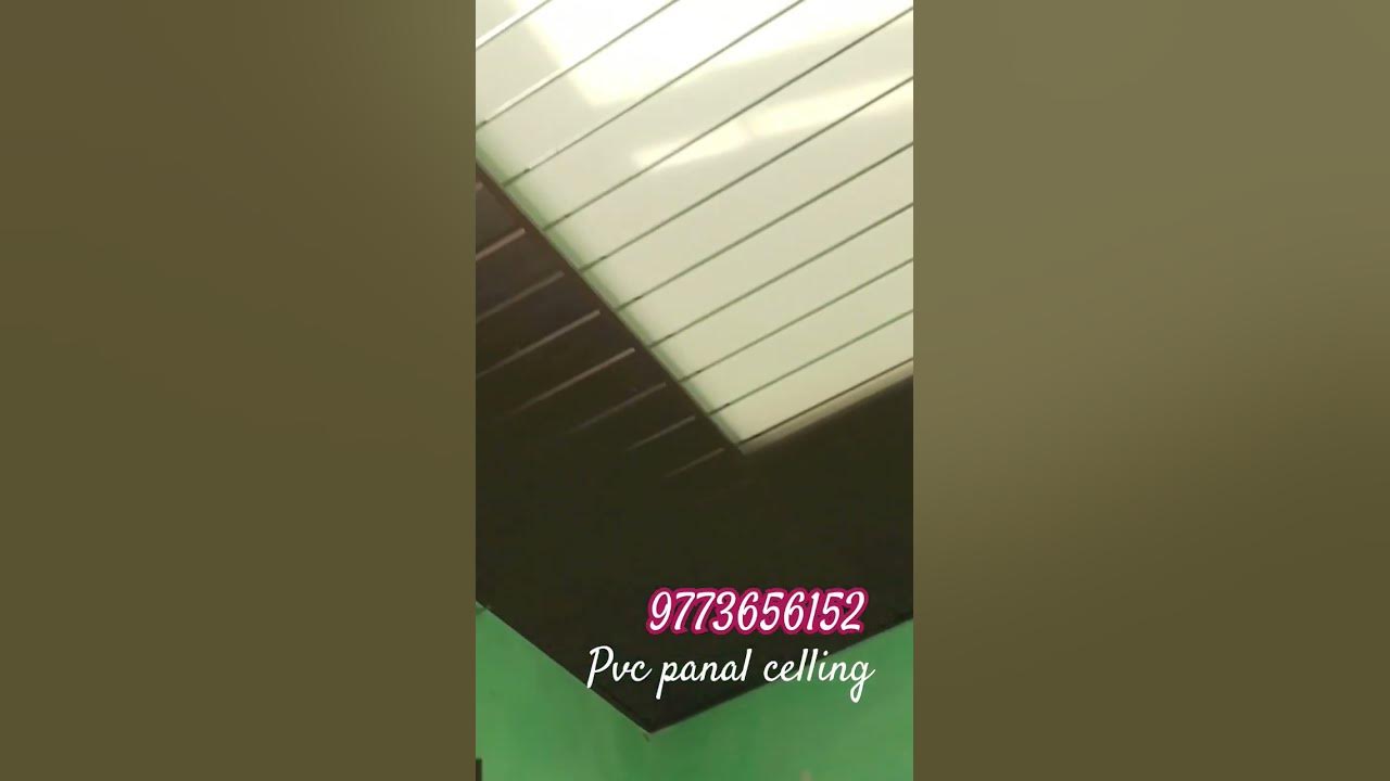 pvc ceiling wall ceiling work 9773656152 YouTube