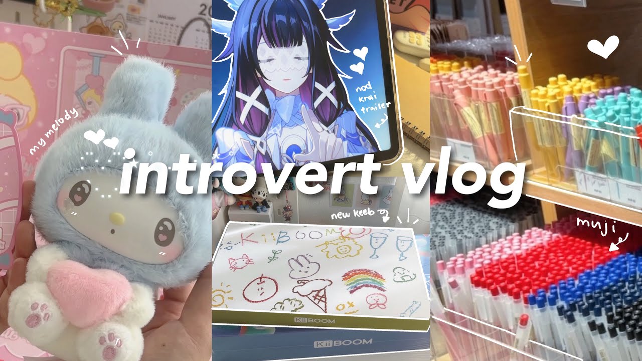 summer vlog of an introvert teen 🎐 back to school shopping, muji, sanrio blindbox, day in my life