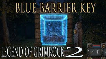 Legend Of Grimrock 2 - Blue Barrier & Additional Gold Key For Cache
