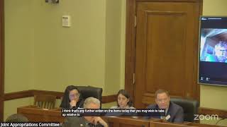 Joint Appropriations, August 27, 2026 - PM