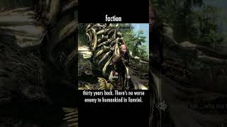 faction — The Elder Scrolls V: Skyrim dialogue scene