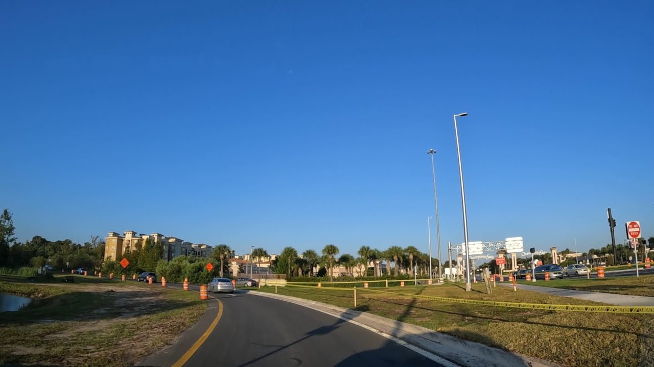 Driving from Kissimmee, to Lakeland, FL on a beautiful sunny day! YouTube