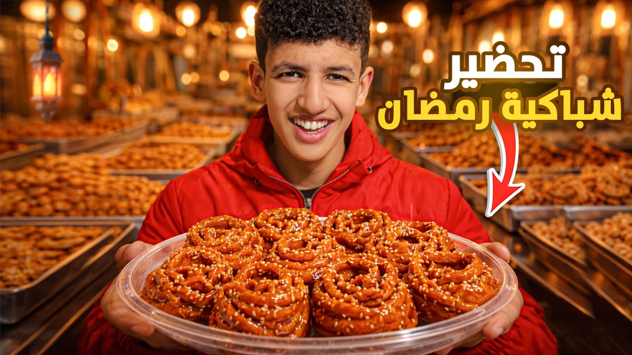 أجواء رمضانية: طريقة التحضير الشباكية المغربية🇲🇦وأسعار الحلويات رمضان 🌙
