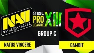 Csgo  Natus Vincere Vs Gambit dust2 Map 1  Esl Pro League Season 13  Group C