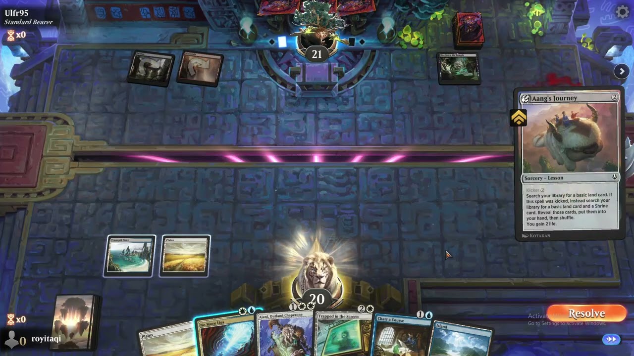 Sometimes, Just Having Ajani is Enough to Win - MTG Gameplay