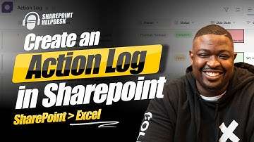 Create an Action Log in SharePoint...Not Excel