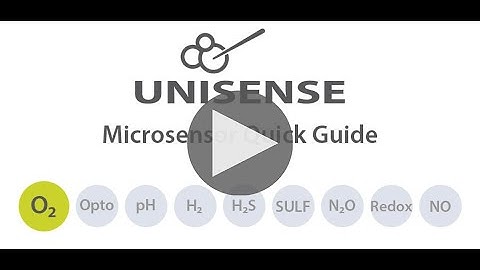 Quick Guide - O₂ Microsensors