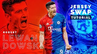 Gimp Tutorial : How to Jersey Swap | Robert Lewandowski to Chelsea screenshot 5