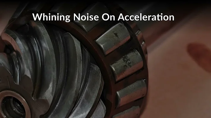 Whining Noise On Acceleration