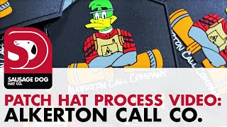 PVC Patch Hat Process Video - Alkerton Call Co. #shorts