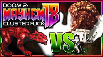 Doggo VS The Spider! | MAYHEM 18 Map 12-14 via Clusterfuck/Complex Doom/LCA