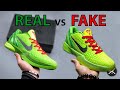 Kobe 6 protro grinch real vs fake