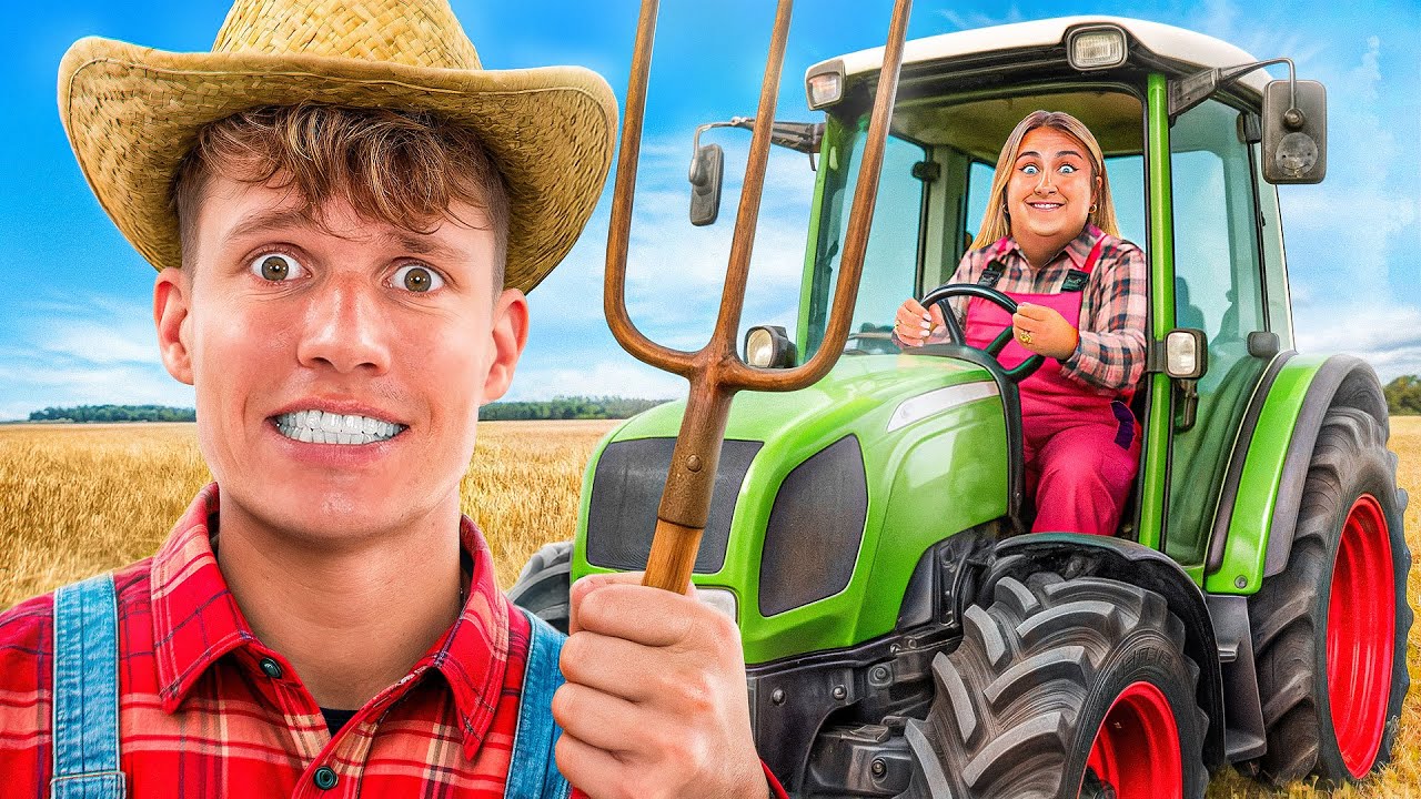 Sandra & Luca auf dem Bauernhof