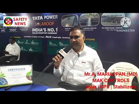 SAFETY NEWS  | MAK CONTROLS | TIRUPUR | KNIT SHOW 2023