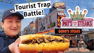 Pat's vs. Geno's! Which Tourist Trap Philly Cheesesteak is Better?