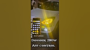 Dossnik 280w Ai app control car led light |new launch #cars #carled #ledlights #carlover #automobile
