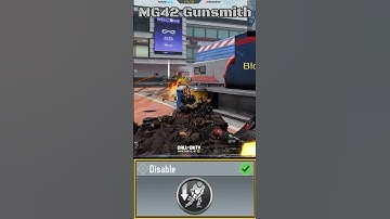 Current META GUNSMITH for MG42 #codm