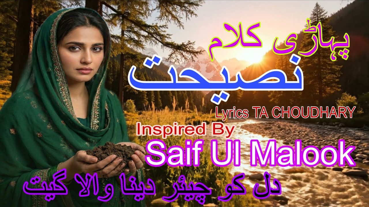 Nasihat | Pahari Kalam | Lyrics Ta choudhary | Pahari Song | Sufiyana Kalam | Gojri Song Saifmalook