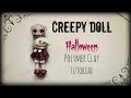 Creepy Doll ▪ Halloween ▪ Polymer Clay tutorial