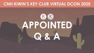 CNH KIWIN'S Virtual DCON 2020: Appointed Board Q & A