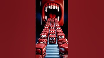 Creepy Cube Conveyor 😱 | Satisfying & Funny Loop Animation