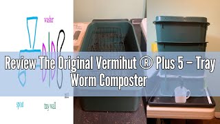 Review The Original Vermihut ® Plus 5 – Tray Worm Composter -Dark Green,Sustainable Design for Both