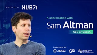 A conversation with Sam Altman, CEO of @OpenAI